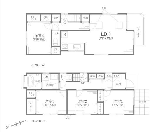 4LDK　価格6,990万円