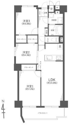 3LDK　価格5,090万円