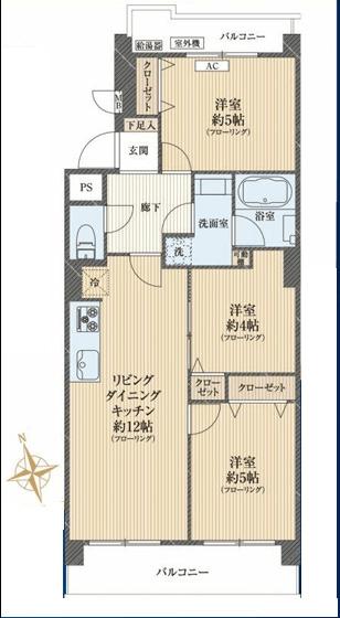 3LDK　価格3,280万円