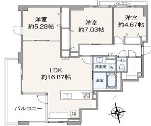 3LDK　価格3,280万円