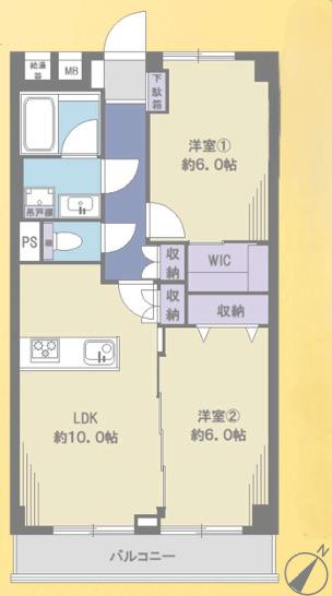 2LDK　価格2,480万円