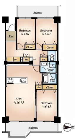 3LDK　価格7,698万円