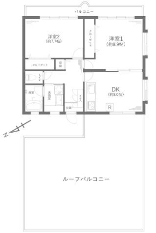 2DK　価格3,290万円