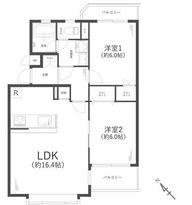 2LDK　価格2,590万円