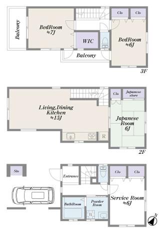 3LDK+S+WIC　価格4,980万円