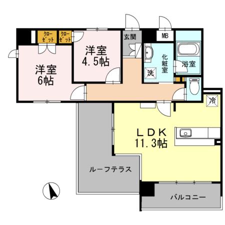 SPITZE（704） 間取り図画像