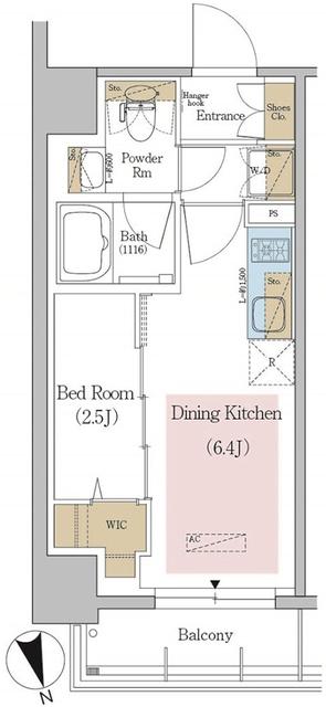 アーバネックス東京八丁堀（402） 間取り図画像