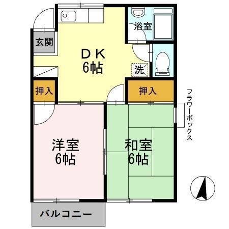 キャピタル高松台（203） 間取り図画像