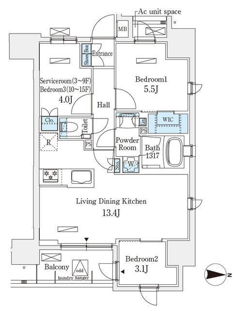 アヴァンカーサ町屋（905） 間取り図画像