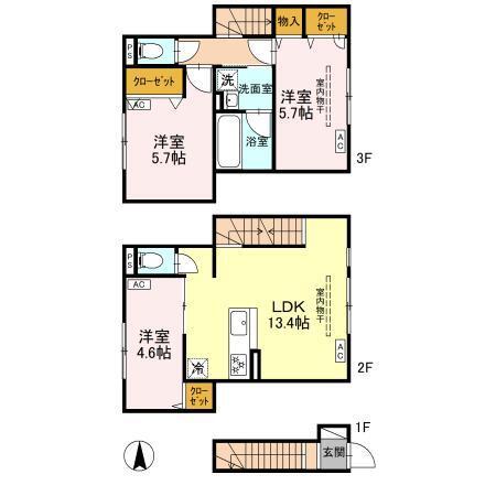  間取り図写真