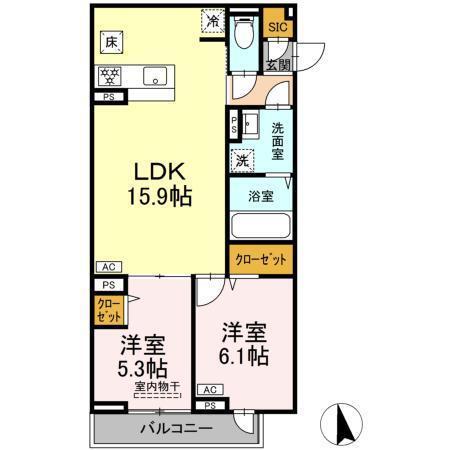  間取り図写真