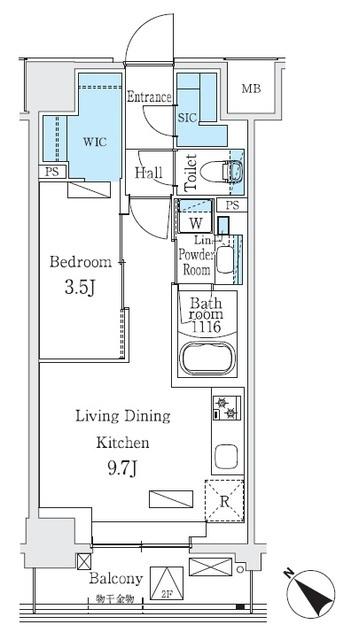 Ｕｒｂａｎ　Ｂｒｅｅｚｅ　巣鴨（302） 間取り図画像