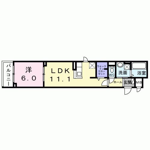 スカイノッツ北赤羽（203） 間取り図画像