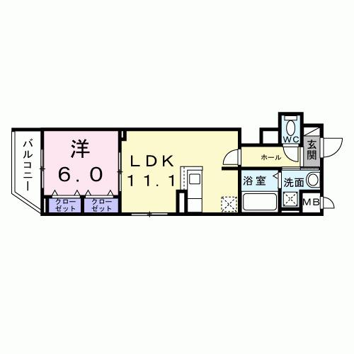 スカイノッツ北赤羽（201） 間取り図画像
