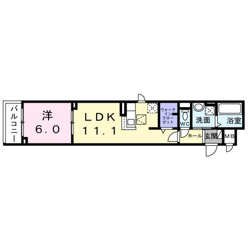 スカイノッツ北赤羽（103） 間取り図画像
