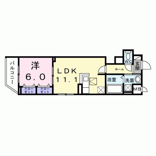 スカイノッツ北赤羽（101） 間取り図画像