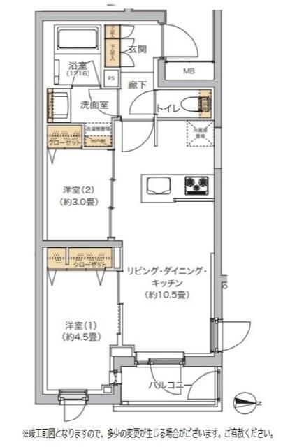  間取り図写真