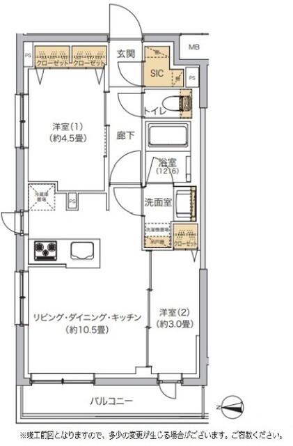 間取り図写真