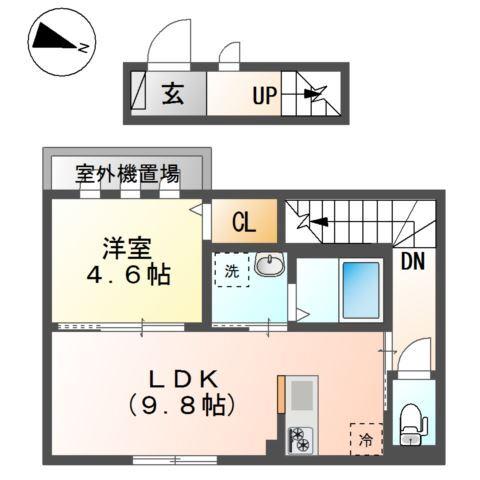 ＴＨＥ　ＢＡＳＥ　神明 間取り図画像