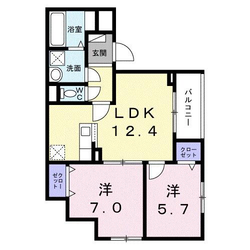 メゾン・ド・ルミエール（301） 間取り図画像