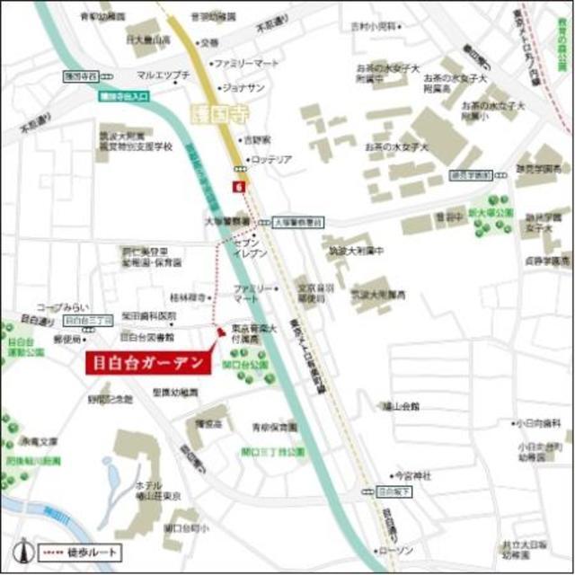 目白台ガーデン（104） 地形図・案内図