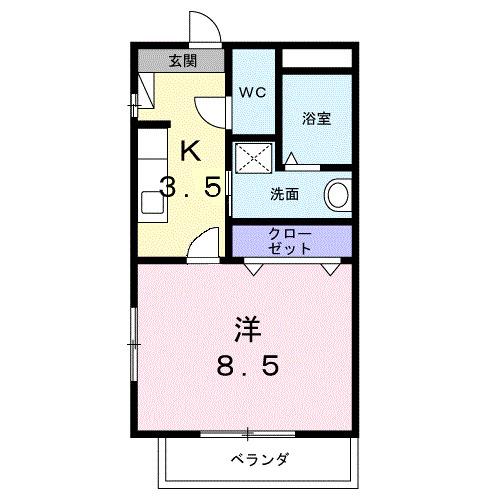 クレール御器所（402） 間取り図画像