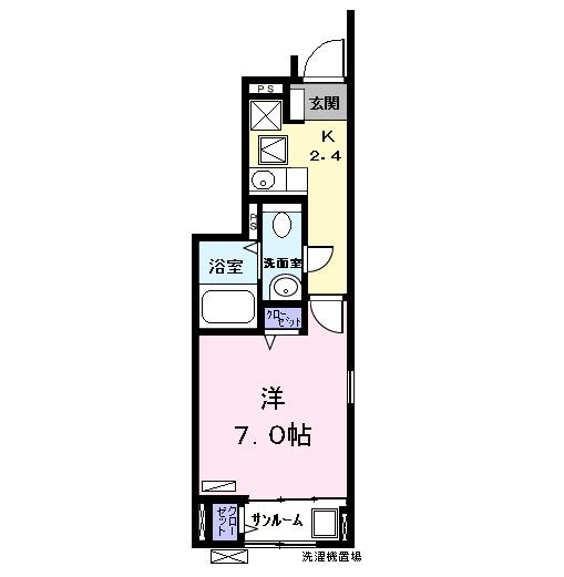 ウイング　レーテ（101） 間取り図画像