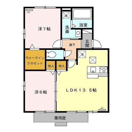 グランサークル（102） 間取り図画像
