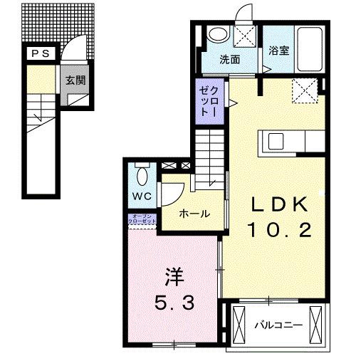 グラン　フェリシア（201） 間取り図画像
