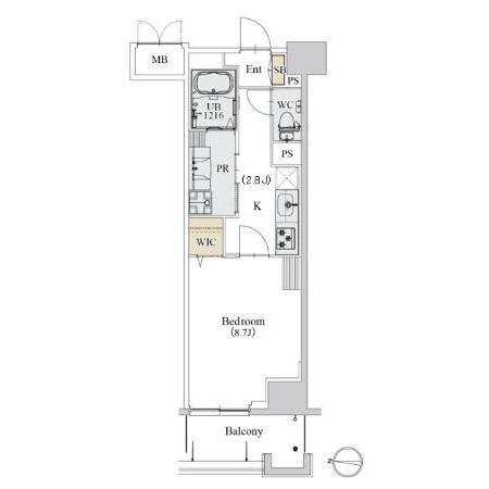 カスタリア新栄Ⅱ（0607） 間取り図画像