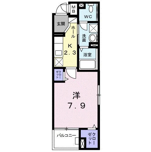 サン　グリーン（501） 間取り図画像