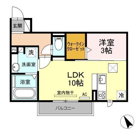 Grace（107） 間取り図画像
