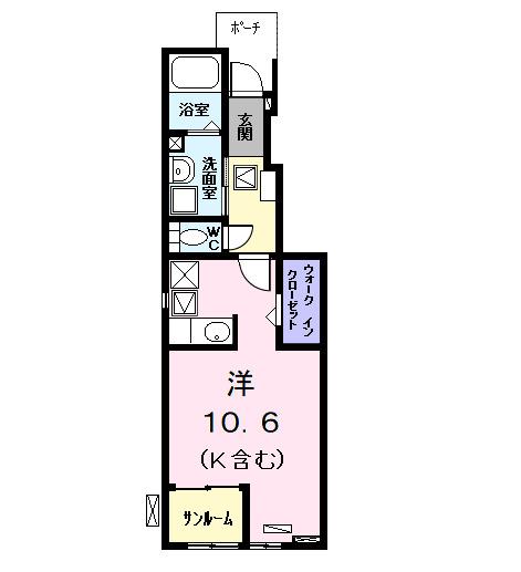 ジュネス（102） 間取り図画像