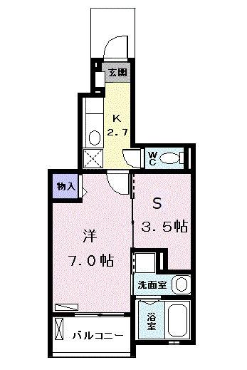 ベルドゥーラ（102） 間取り図画像