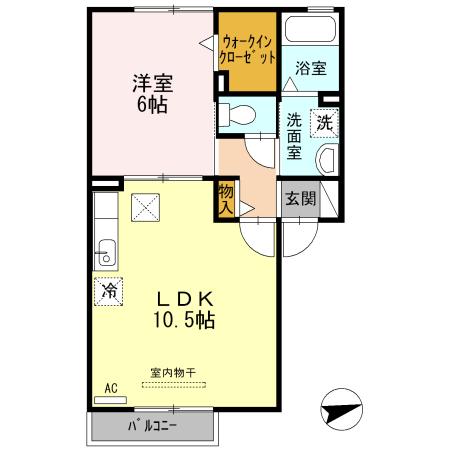 ソレイユ赤坂（102） 間取り図画像