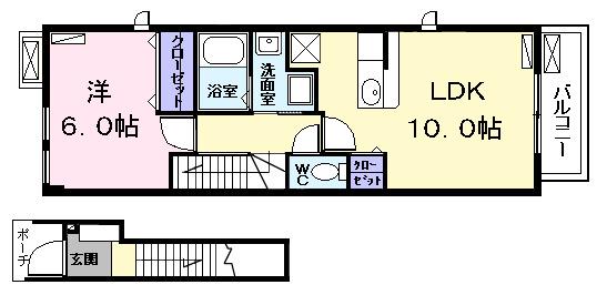 Ｔ・ＰＬＡＣＥ　Ⅲ（201） 間取り図画像