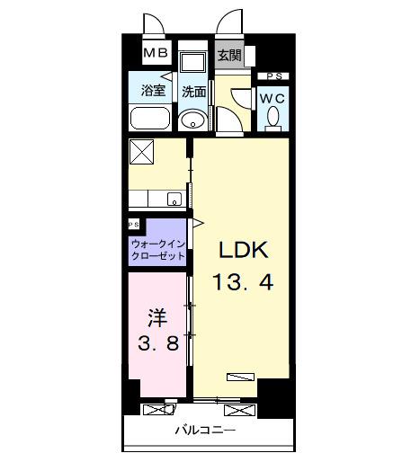ラフレシール　ドゥ（303） 間取り図画像