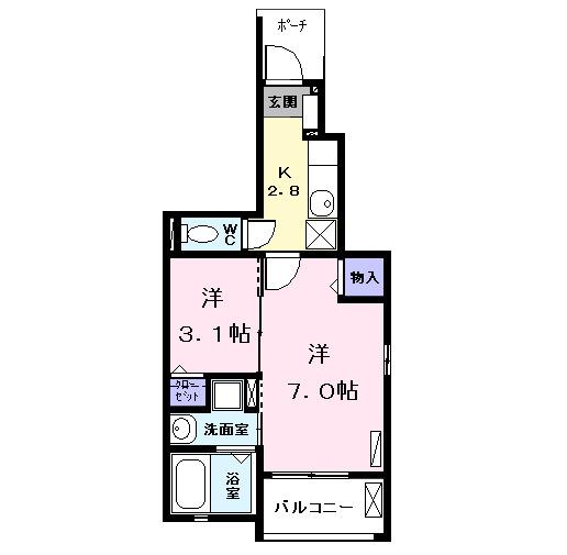 ソル　アランテ（101） 間取り図画像