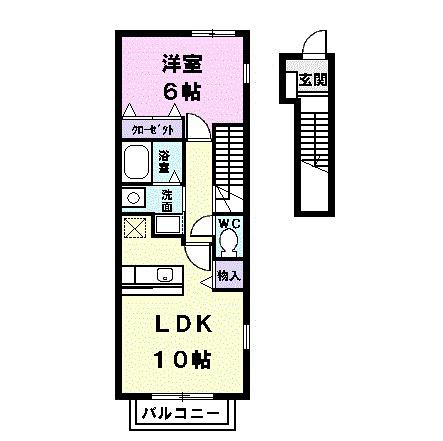 すまいらーくⅣ（201） 間取り図画像