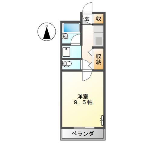 アメニティハイム 間取り図画像