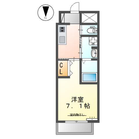プリオール椿PartⅡ 間取り図画像
