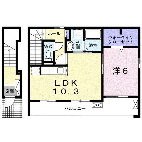 ラ・ルーチェⅡ（203） 間取り図画像