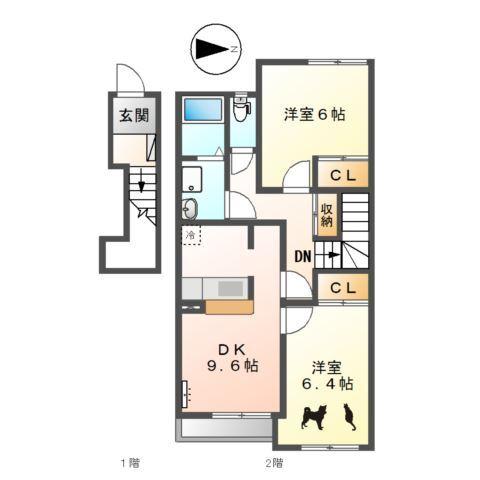パークヒルズ城土 間取り図画像