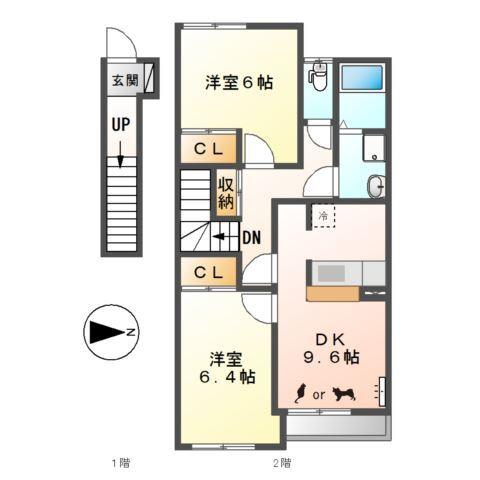 パークヒルズ城土 間取り図画像