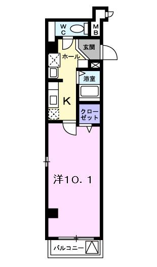 フィオーレＭＪ（303） 間取り図画像