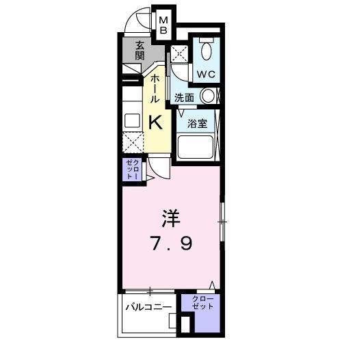 グランツ堀田（501） 間取り図画像