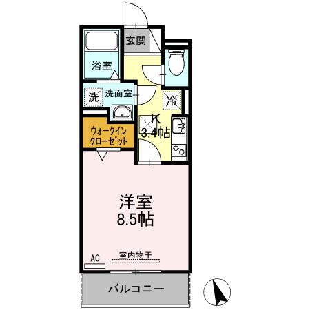 太閤アイサンメゾン（102） 間取り図画像