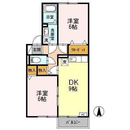メゾンラフィーネ（202） 間取り図画像