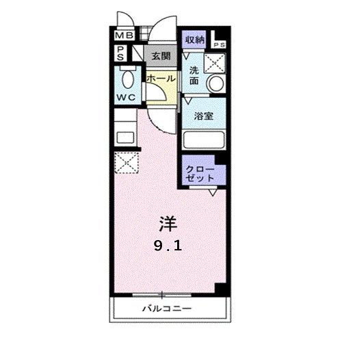シャロ−ゼＩ（205） 間取り図画像