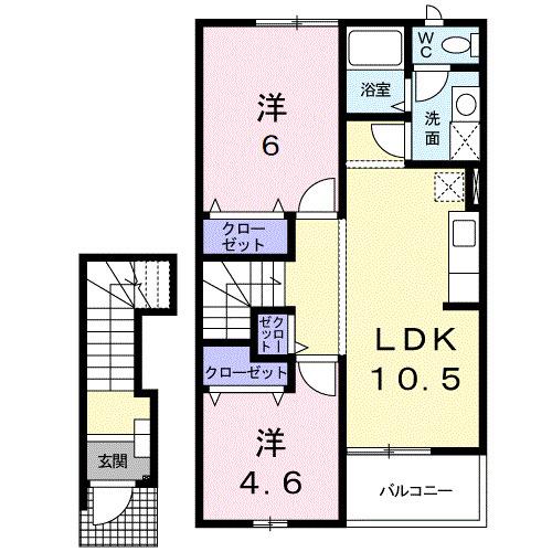 ツインズパレスⅠ（202） 間取り図画像